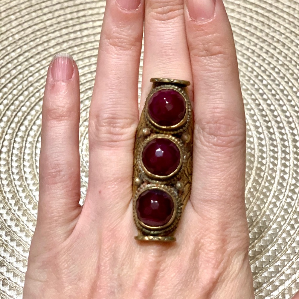Brass statement ring! New!